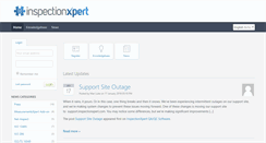 Desktop Screenshot of mysupport.inspectionxpert.com